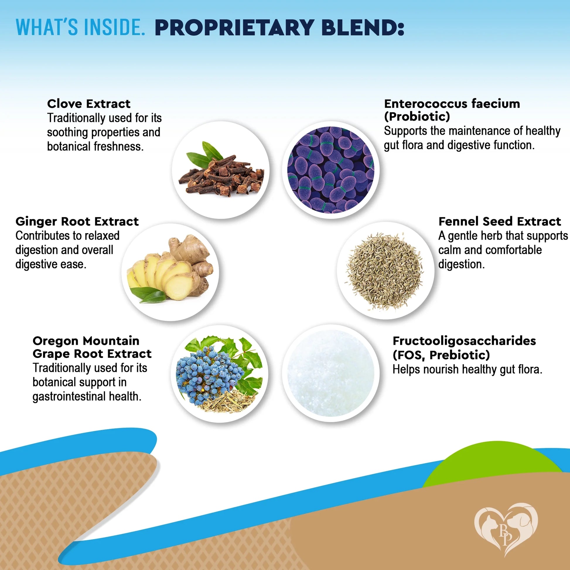 Natural Digestive Support for Dogs & Cats – Herbal Blend with Probiotics – Supports Normal Gut & Flora Balance – Daily Wellness Formula