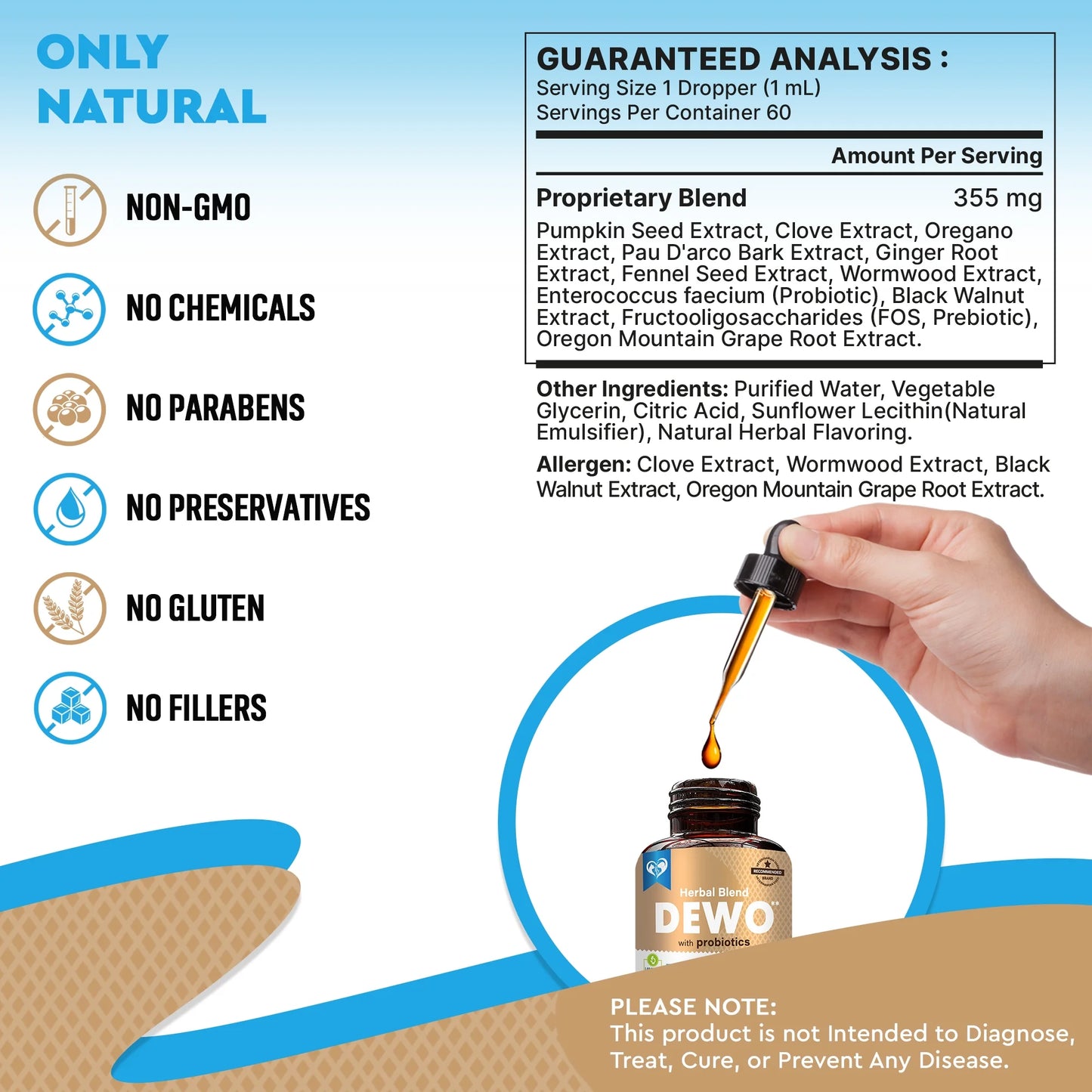 Natural Digestive Support for Dogs & Cats – Herbal Blend with Probiotics – Supports Normal Gut & Flora Balance – Daily Wellness Formula